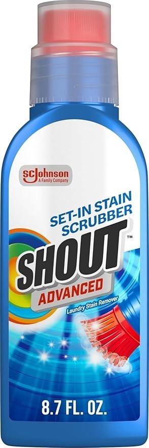 Stain Remover Gel 8.7oz Built-in Scrubber Brush for Clothes Laundry Ultra