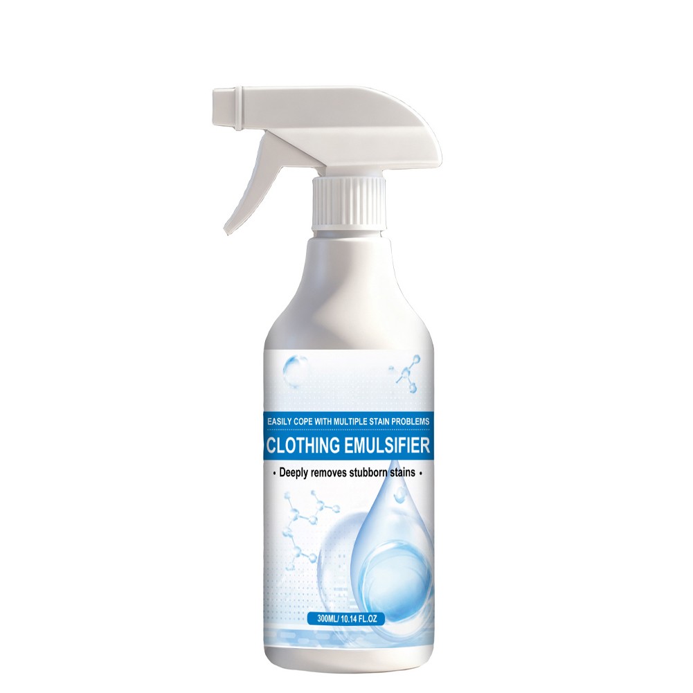 Clothing Emulsifier Stain Remover, Non Ionic Emulsifier Clothing Cleaner 300ml