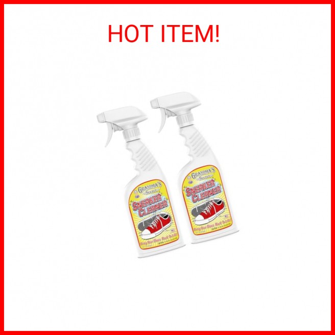 GRANDMA’S Secret 2 Pack Sneaker Cleaner Spray, 16 Fl Oz