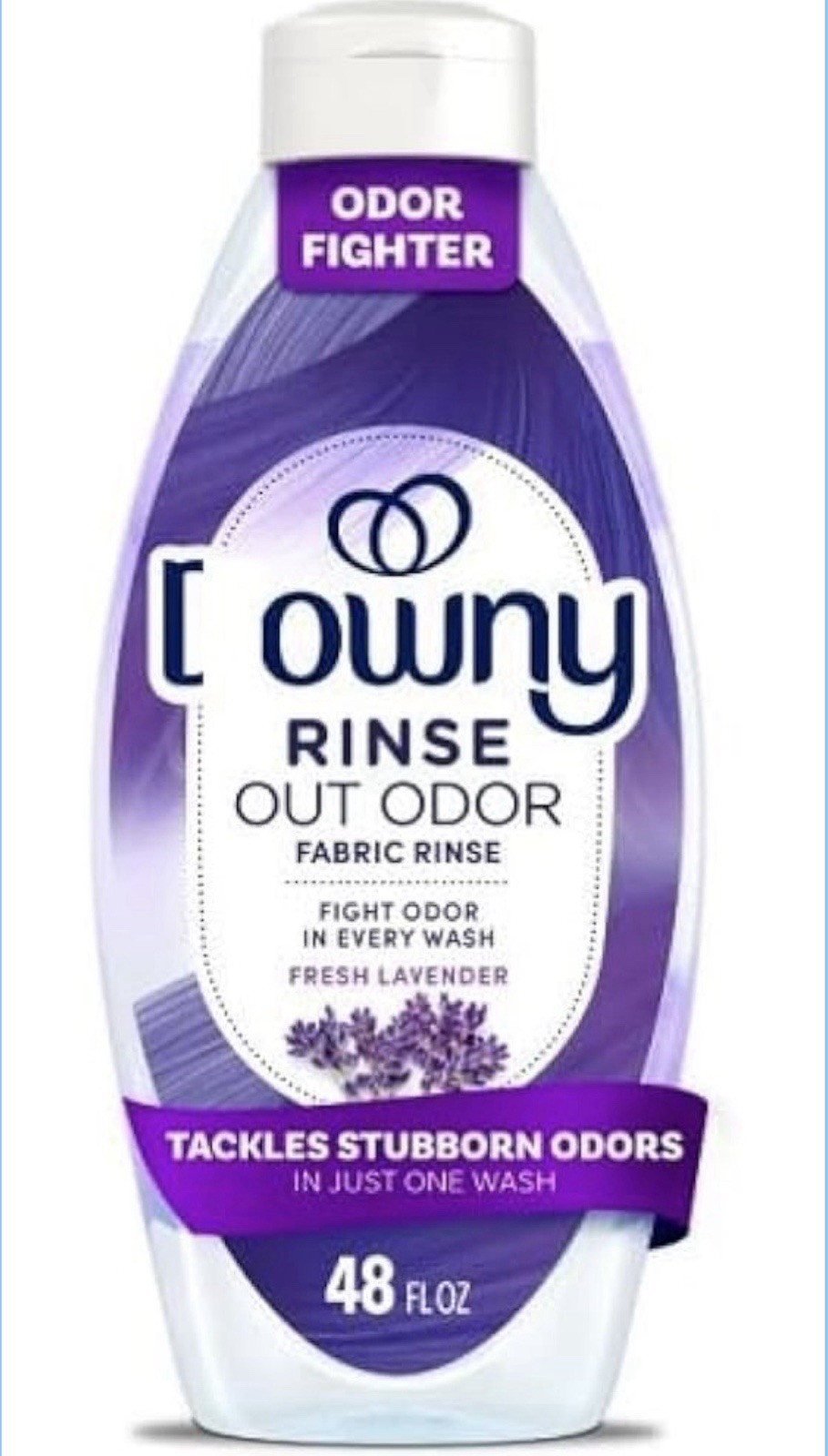 Downey Rinse and Refresh Fresh Lavender, Odor Eliminating Laundry Rinse, 48 oz.