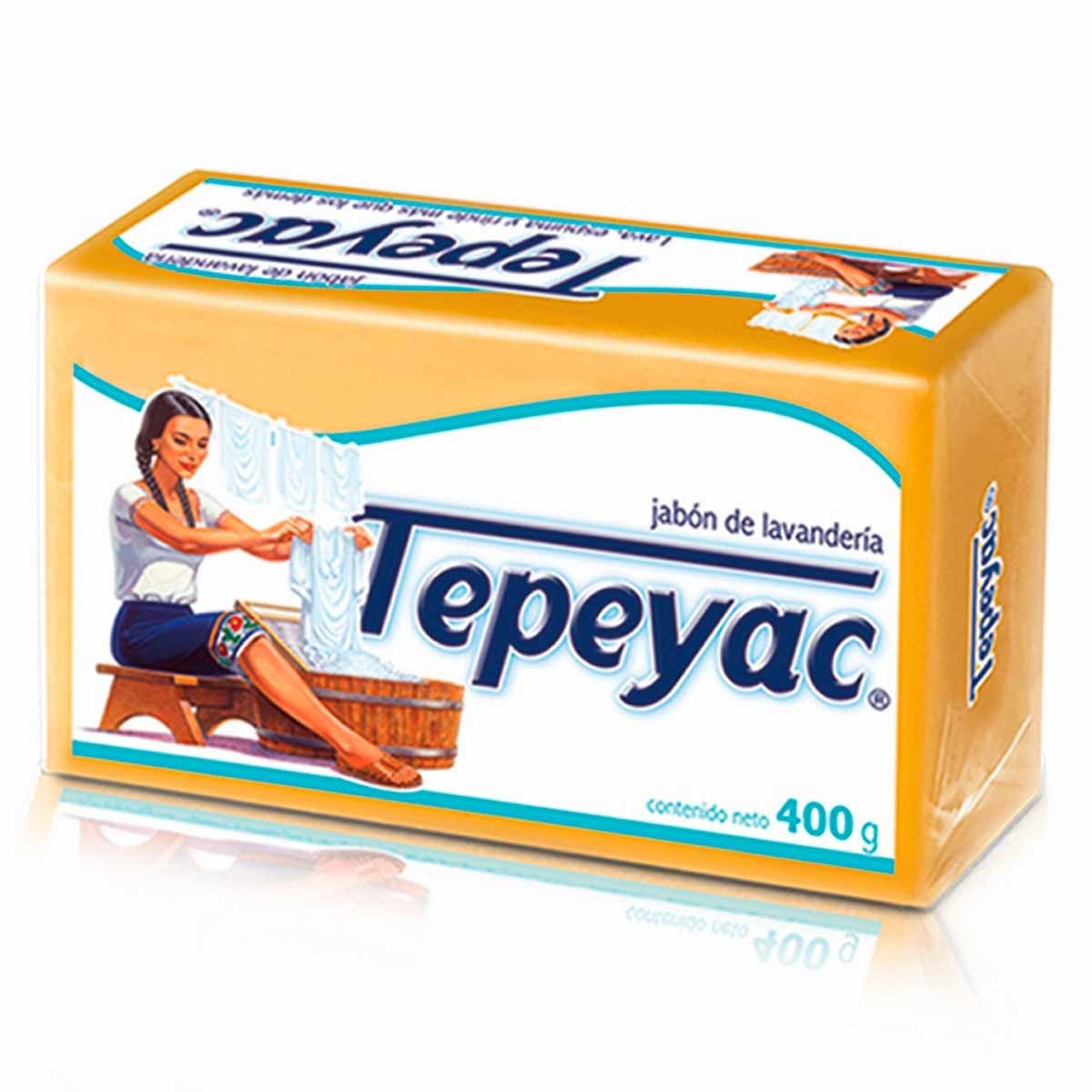 X 2 Tepeyac Jabón de Barra 🧼 400g / Tepeyac Laundry Soap Bar 14.01oz