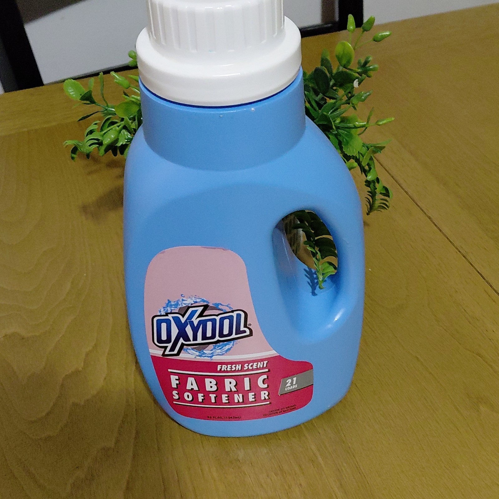 Oxydol Fabric Softener Liquid Fresh Scent Blue 21 Loads Washing Machine