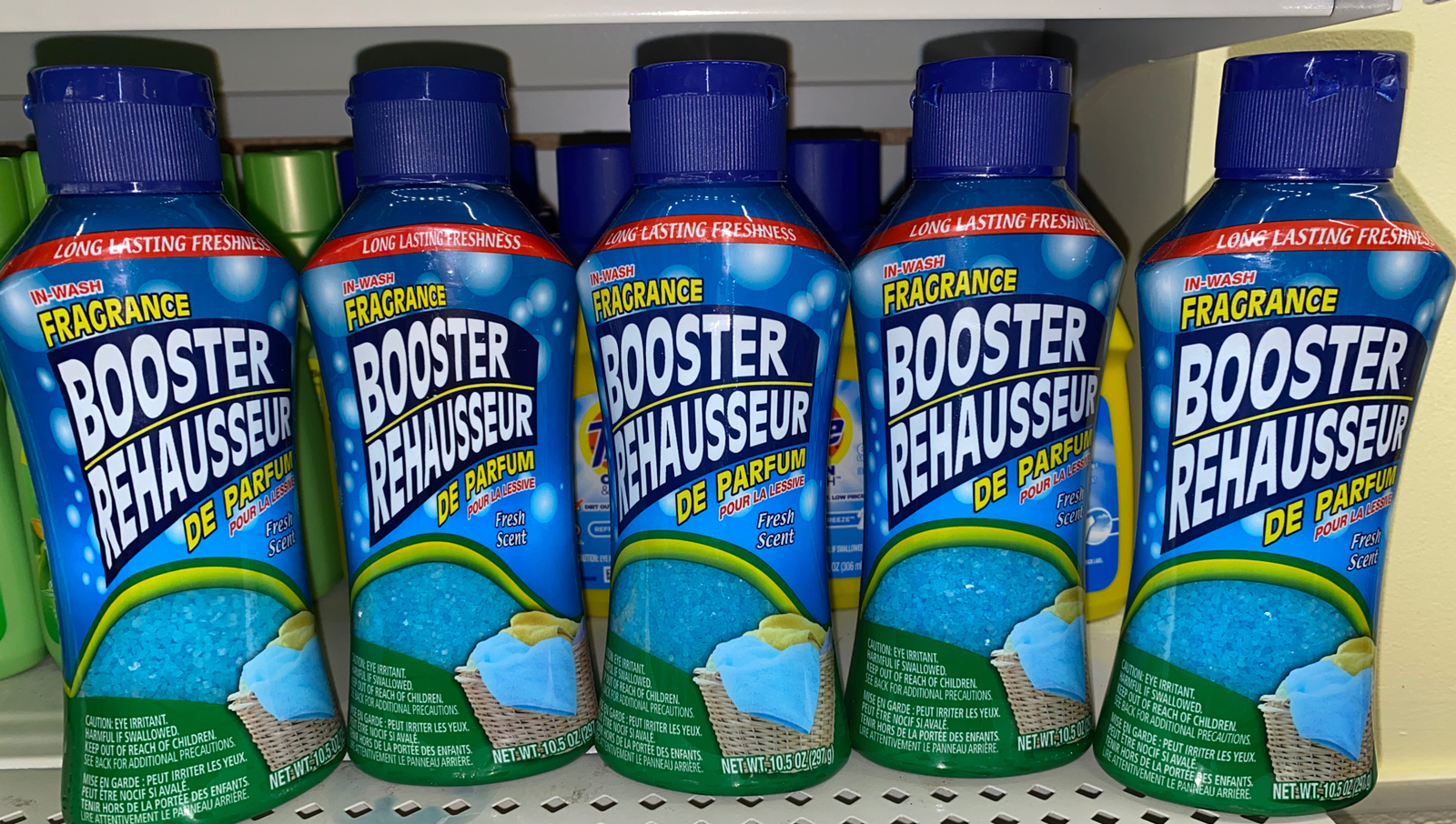 ( LOT 5 ) In-Wash Fragrance Booster Rehausseur, Fresh Scent New 10.5 oz Ea