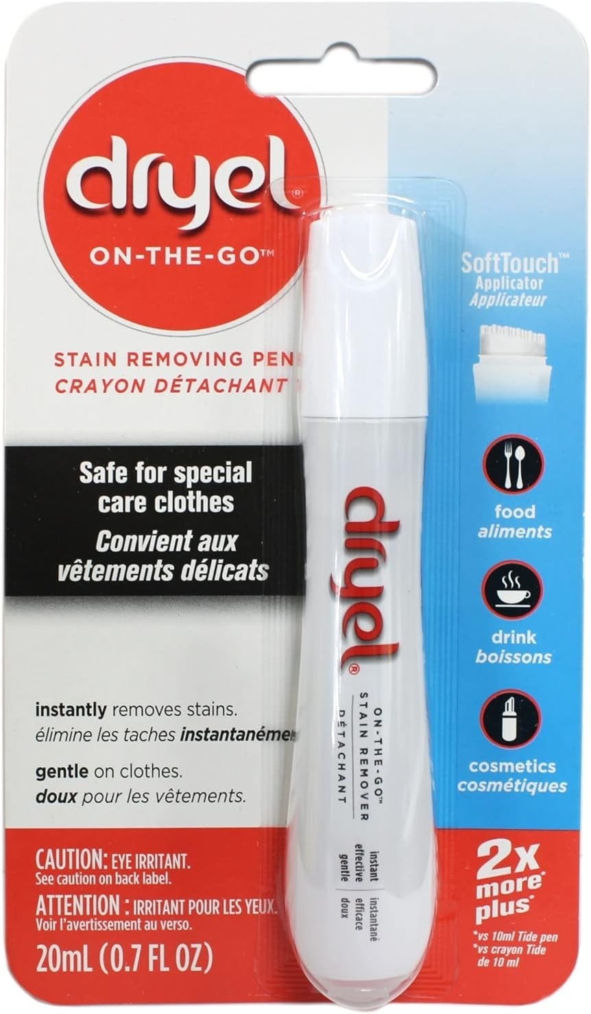 TSA-Approved Travel Stain Remover Pen – 2 Pack for Fabrics & Delicates
