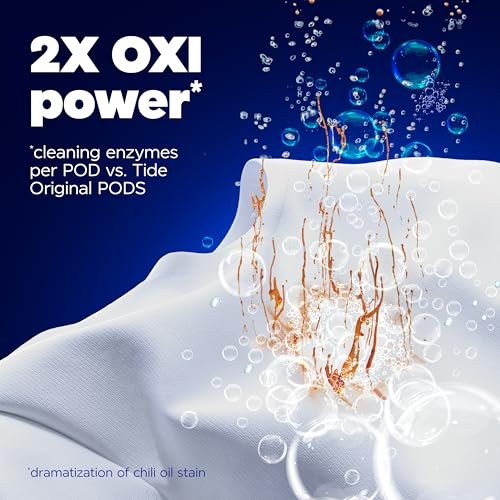Oxi Boost Power PODS Laundry Detergent Pacs, 45 45 Count (Pack of 1) Original