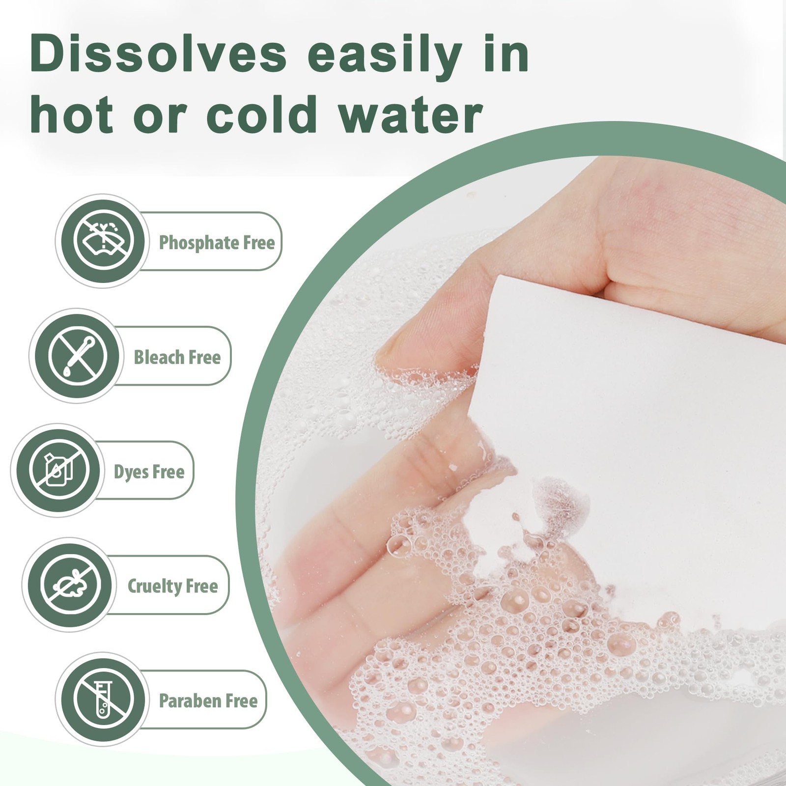 Laundry Detergent Sheets 260 Loads, Fresh Scent, Eco-Friendly Liquidless Soap…