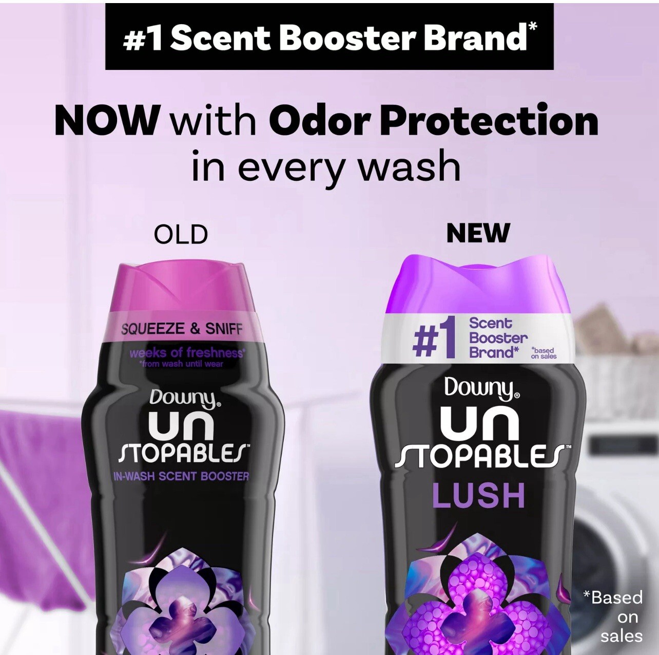 Unstopables In-Wash Laundry Scent Booster Beads, Lush, 18.2 Oz