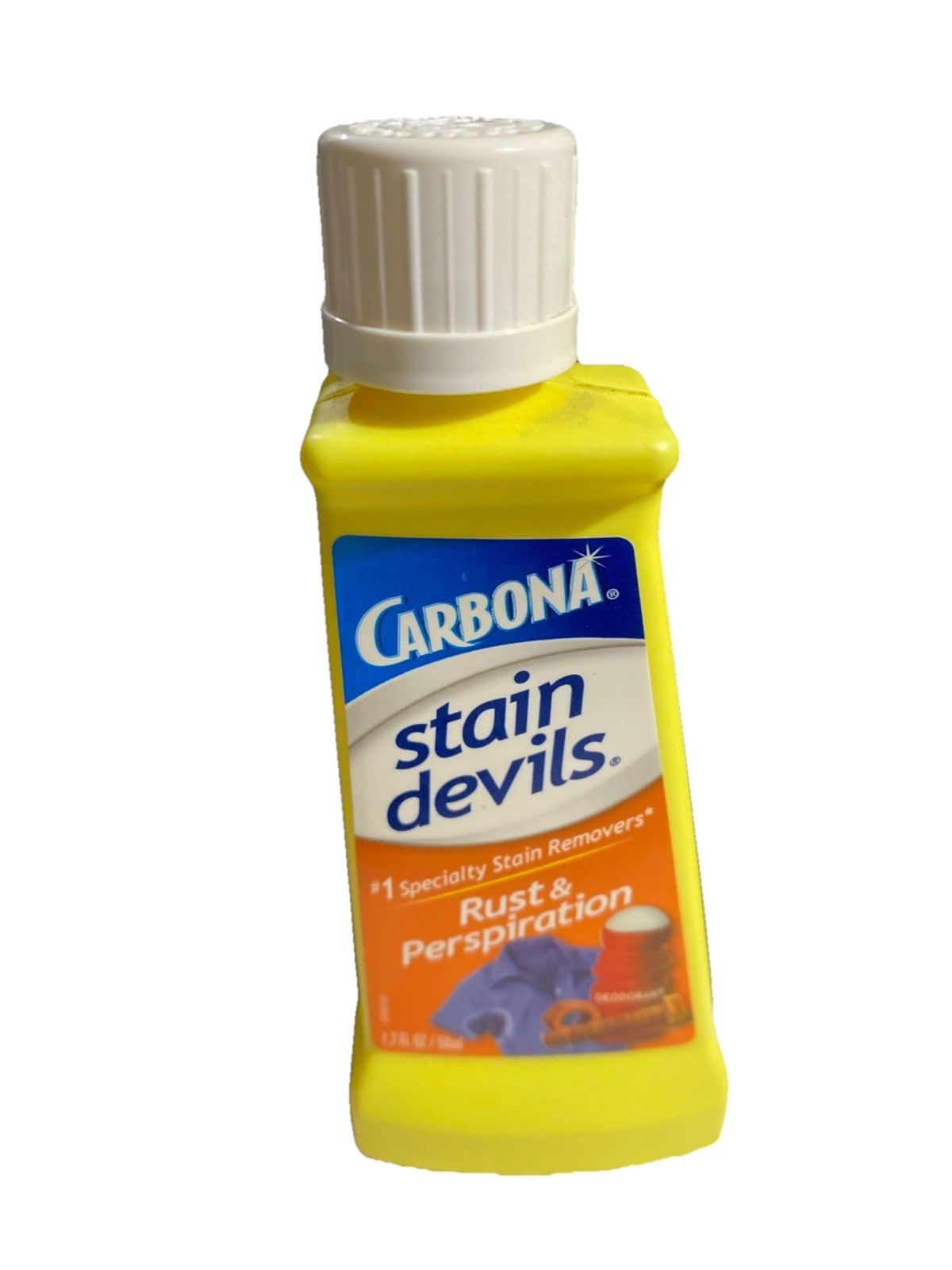 Carbona Stain Devils, #9 Rust & Perspiration Stain Remover for Laundry, 1.7 Oz