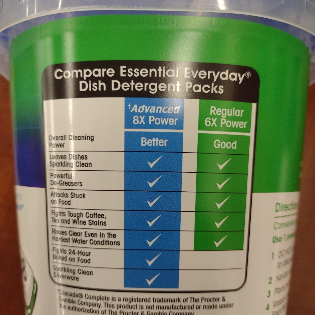 Essential Everyday Fresh Scented Dish Detergent Packs (2 Pack)