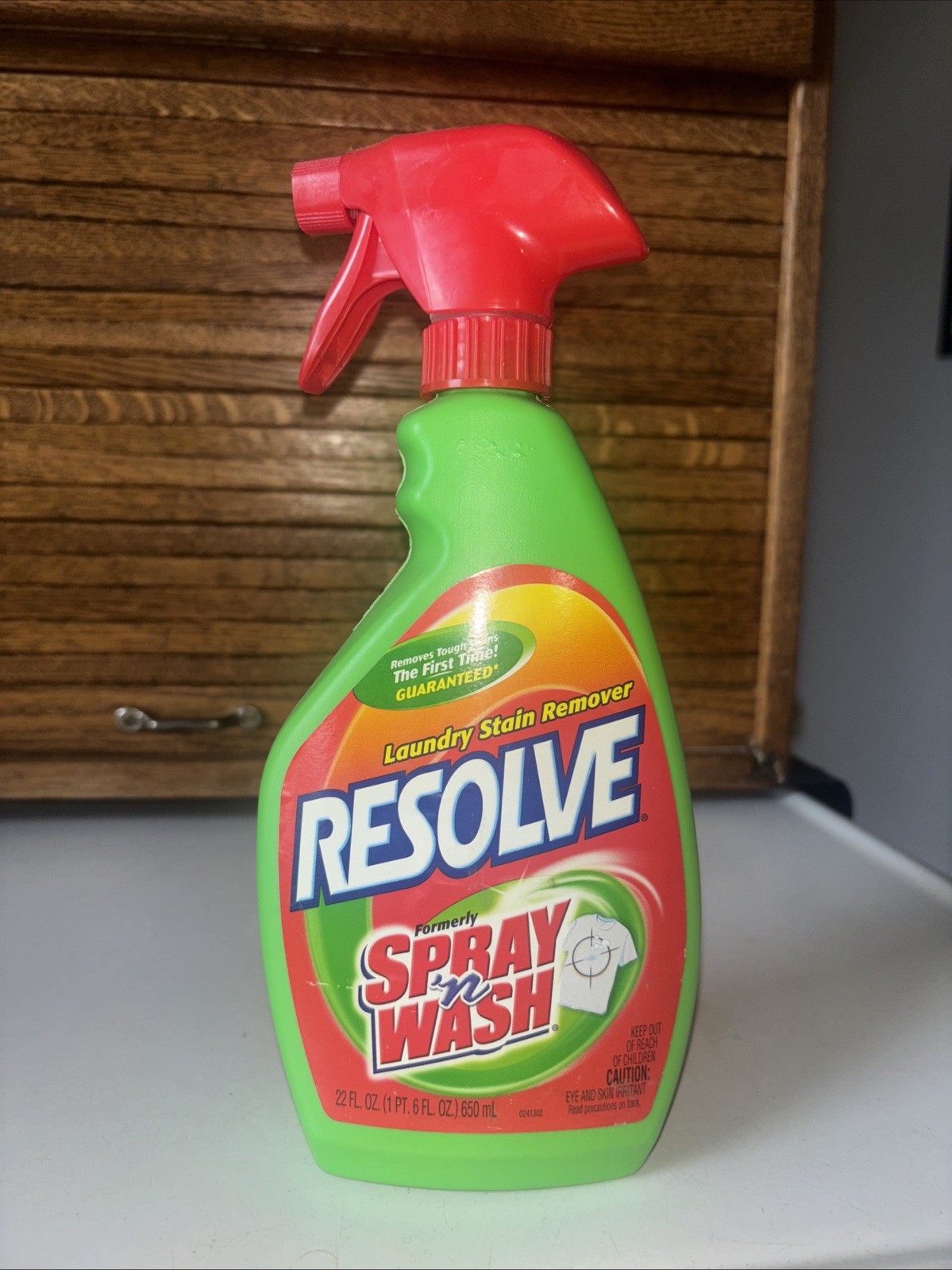 Resolve Formerly Spray N Wash NOS 22 FL. OZ. Laundry Stain Remover