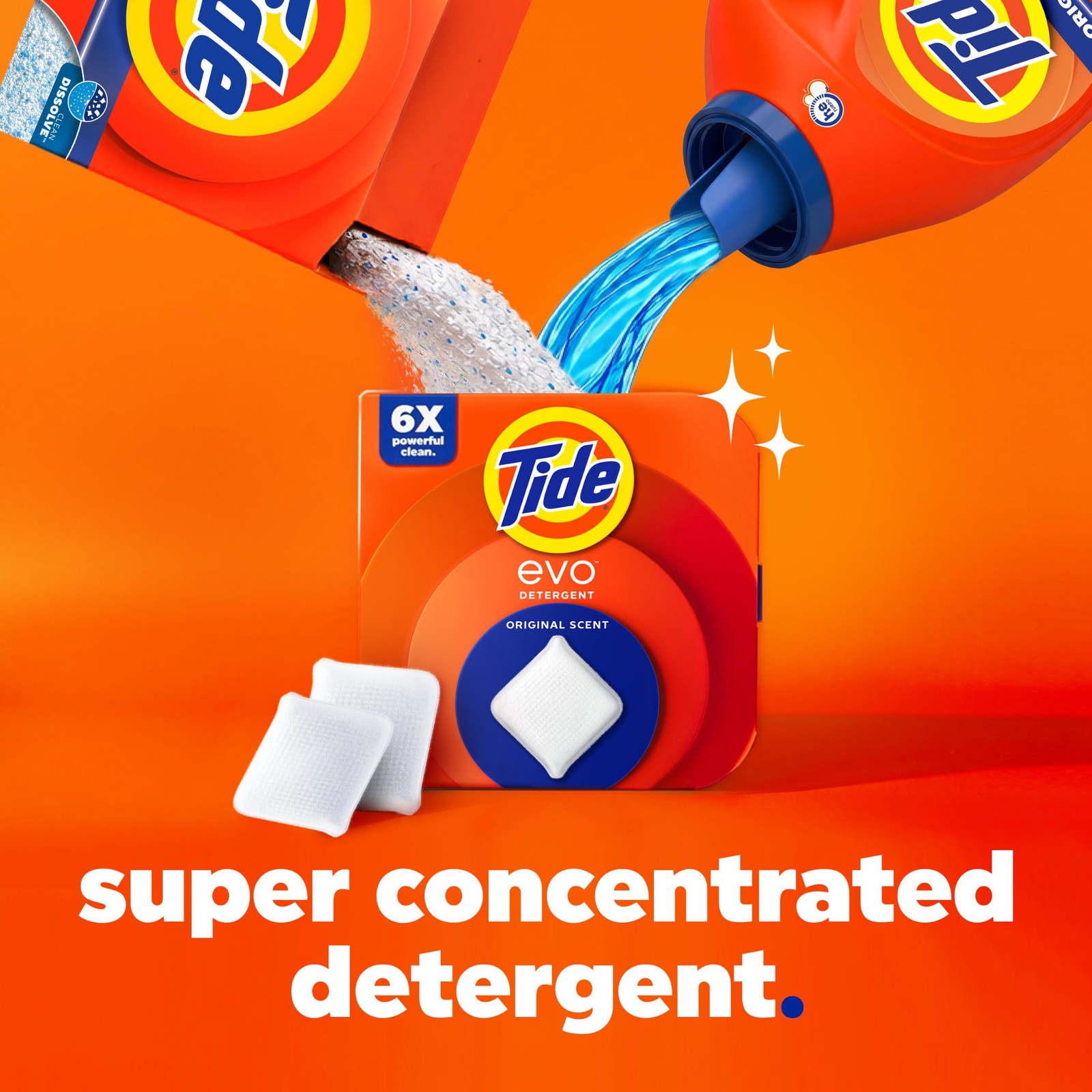 Tide evo Laundry Detergent Spring Blast 16 Count (Pack of 1), TO BE UPDATED