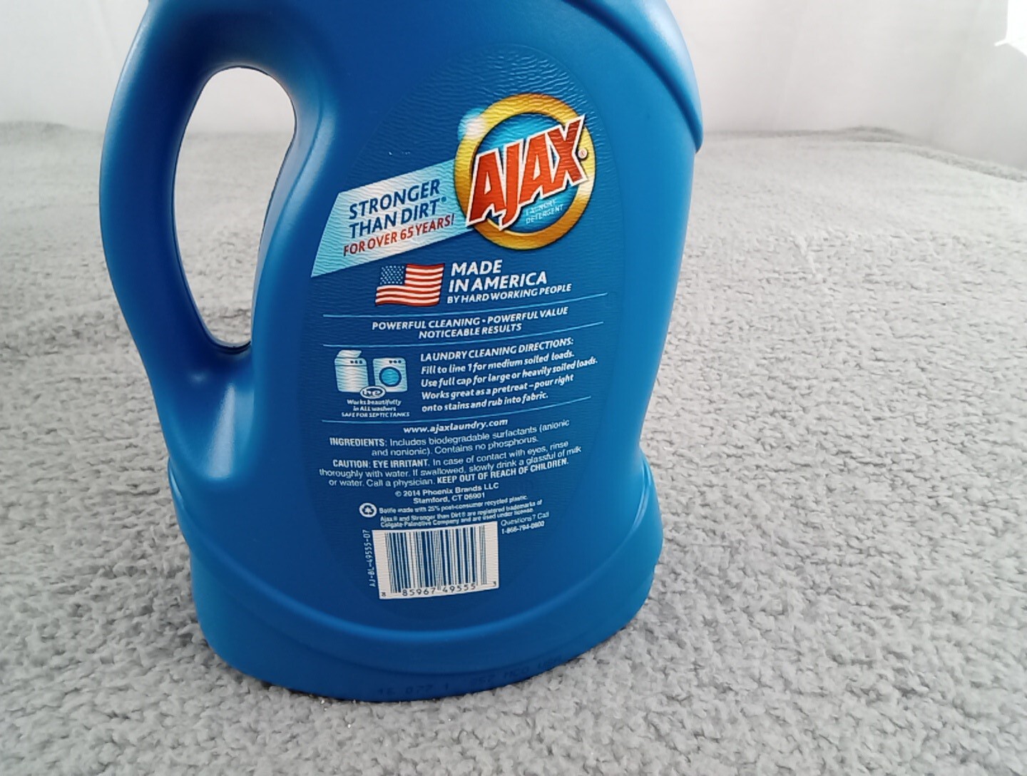 Ajax Advanced Original Clean Laundry Detergent 50 oz He Liquid NEW