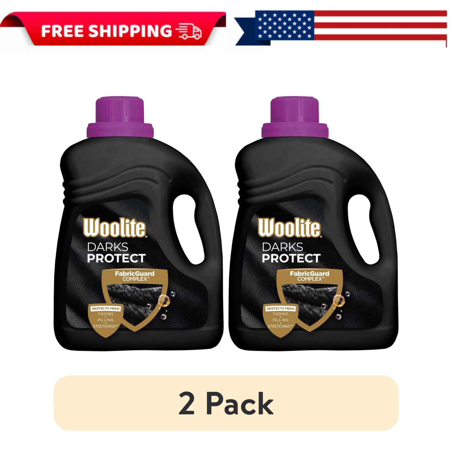 Woolite Darks Defense Liquid Laundry Detergent 2 Pack 100oz 66 Loads