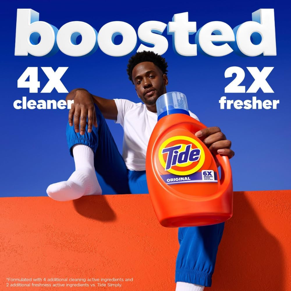 Tide Original Liquid Laundry Detergent 80oz 64 Loads Stain Removal