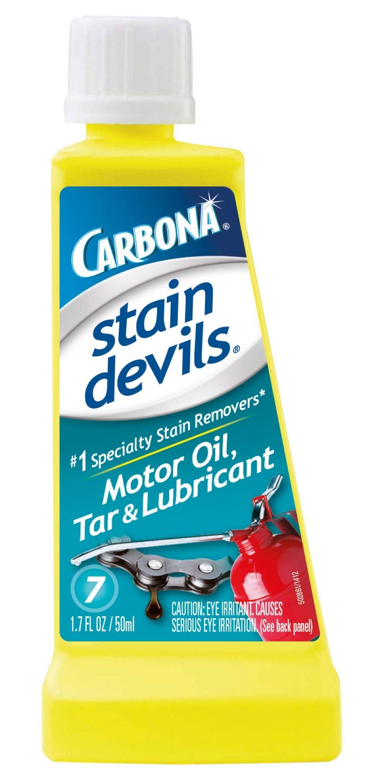 Carbona Stain Devils #7, Motor Oil, Tar & Lubricant, 1.7 Fl Oz (Pack of 1)