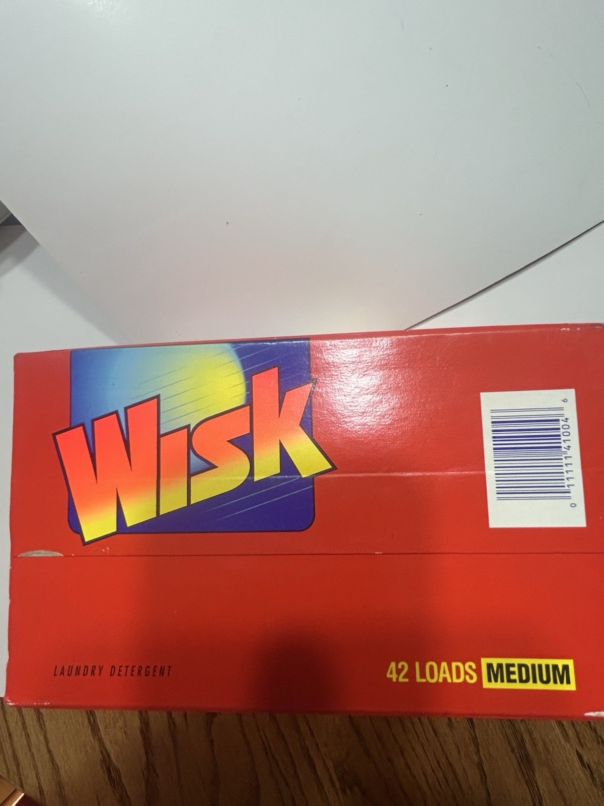 Wisk Laundry Detergent Washing Powder NOS Vintage 1997 Sealed 90s Movie Prop