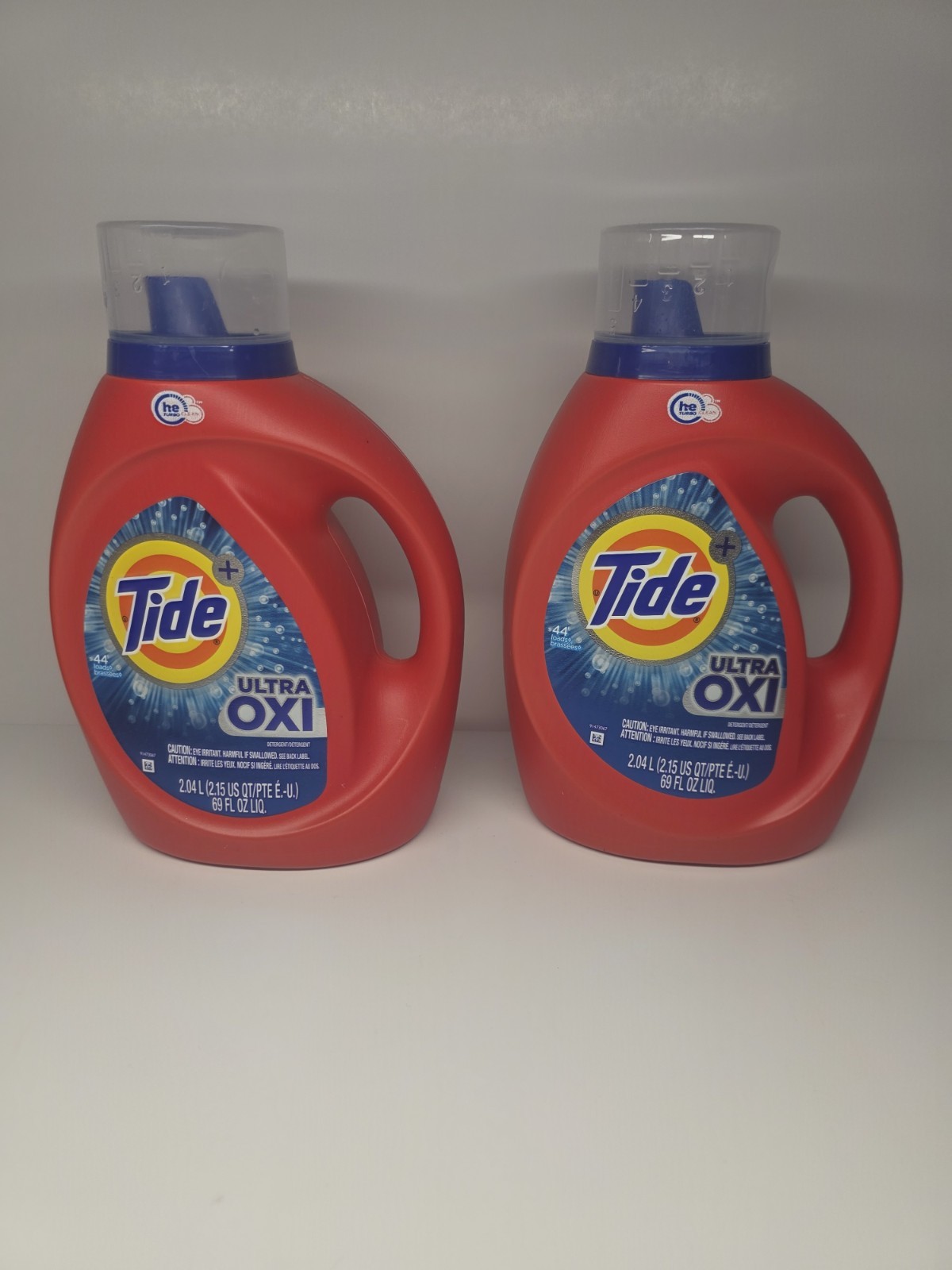 Tide Ultra Oxi Liquid Laundry Detergent, 44 Loads, 69 fl oz, HE Compatible