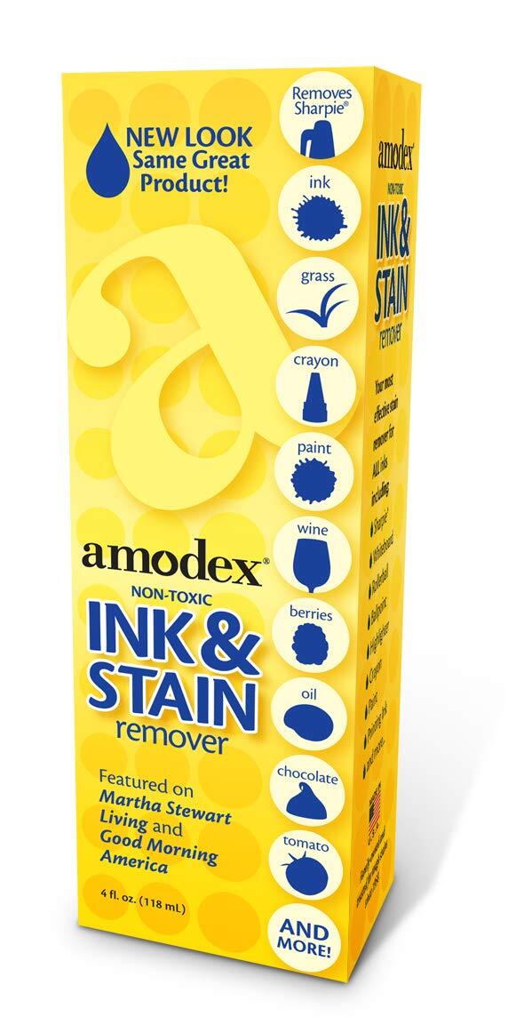 4oz Ink and Stain Remover for Clothing Carpets Upholstery Nontoxic Made in USA