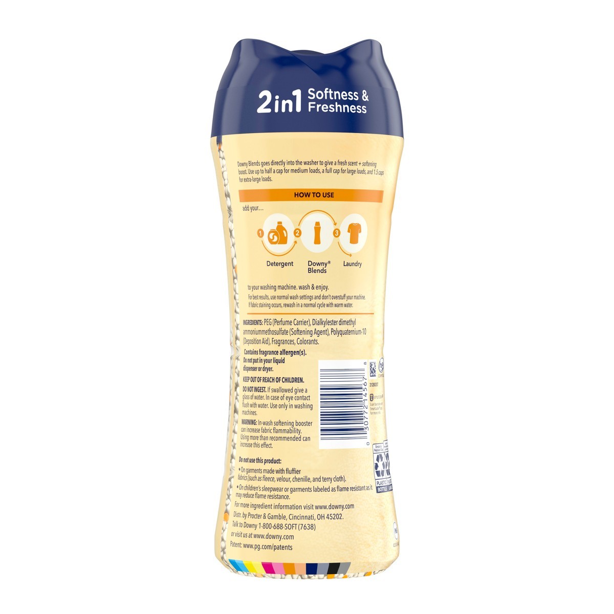 Downy Blends Soft & Fresh In-Wash Scent Booster – Toasted Laundry Bead – 32.2oz