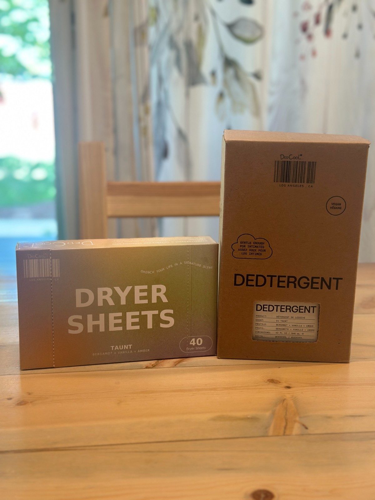 DedCool Dedtergent 946ml and 40ct dryer sheets – Taunt scent