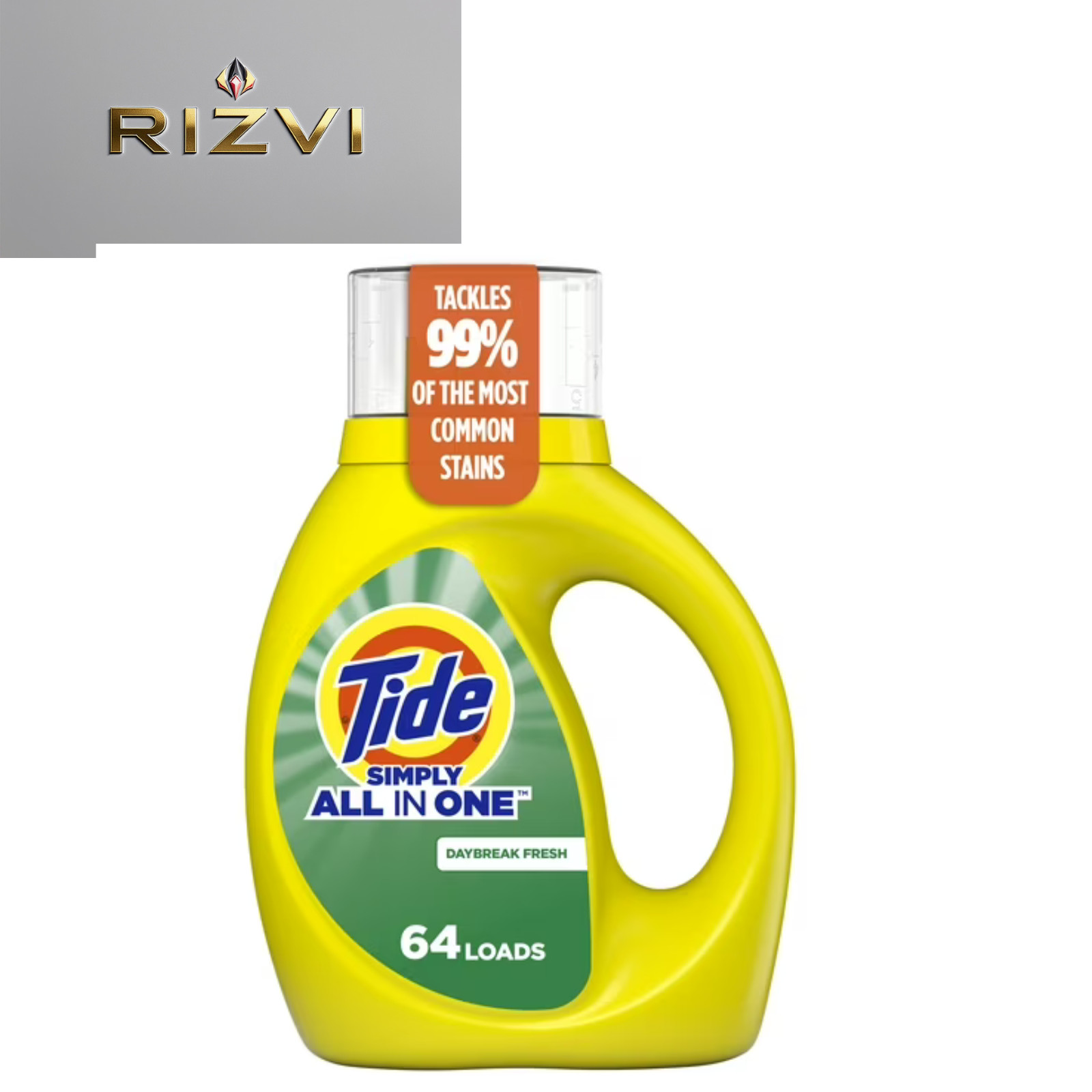 Tide Simply Liquid Laundry Detergent, Daybreak Fresh, 64 Loads, 84 fl oz