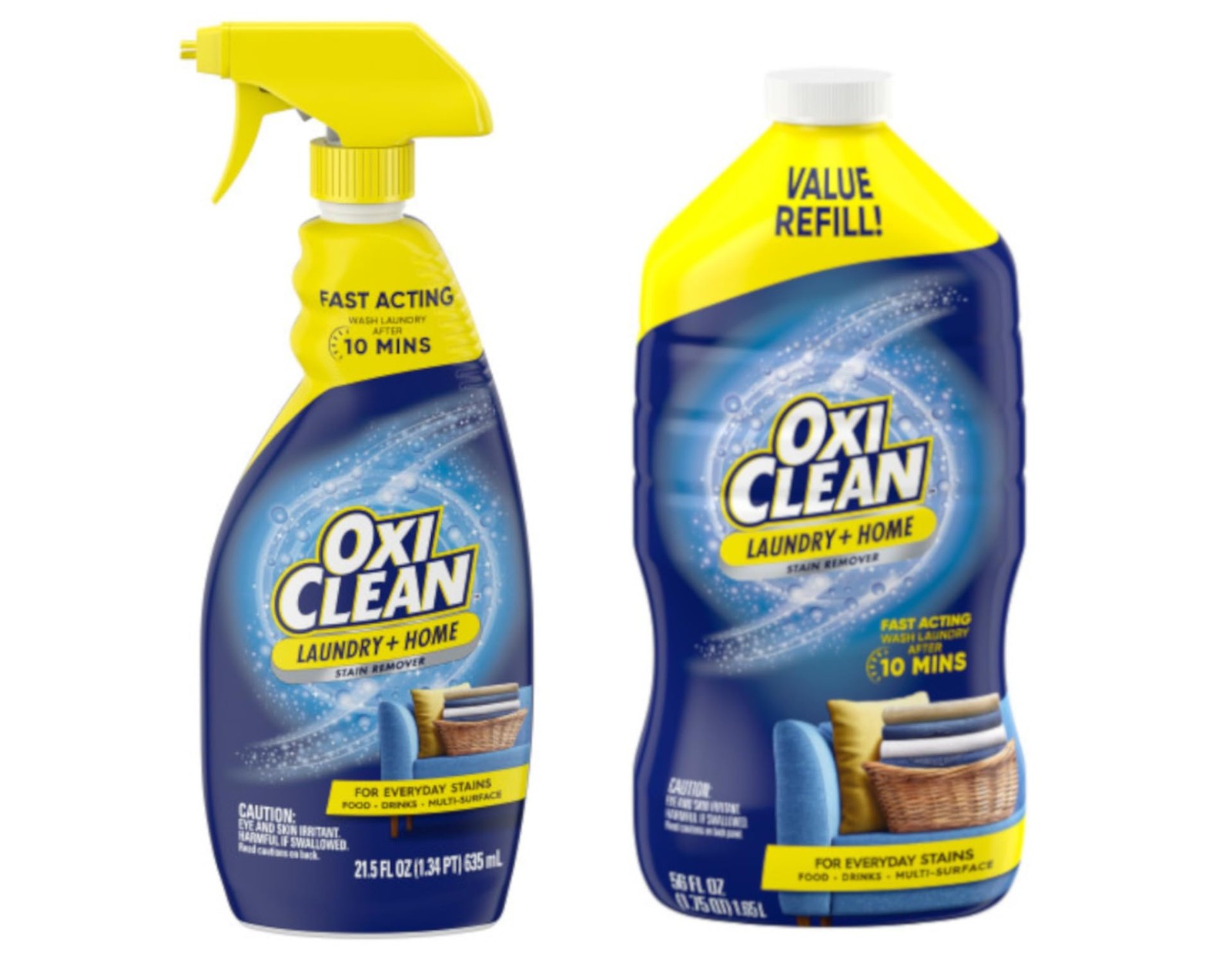Household OxiClean Laundry Stain Remover Bundle Pack 56 Fl Oz (Pack of 1)