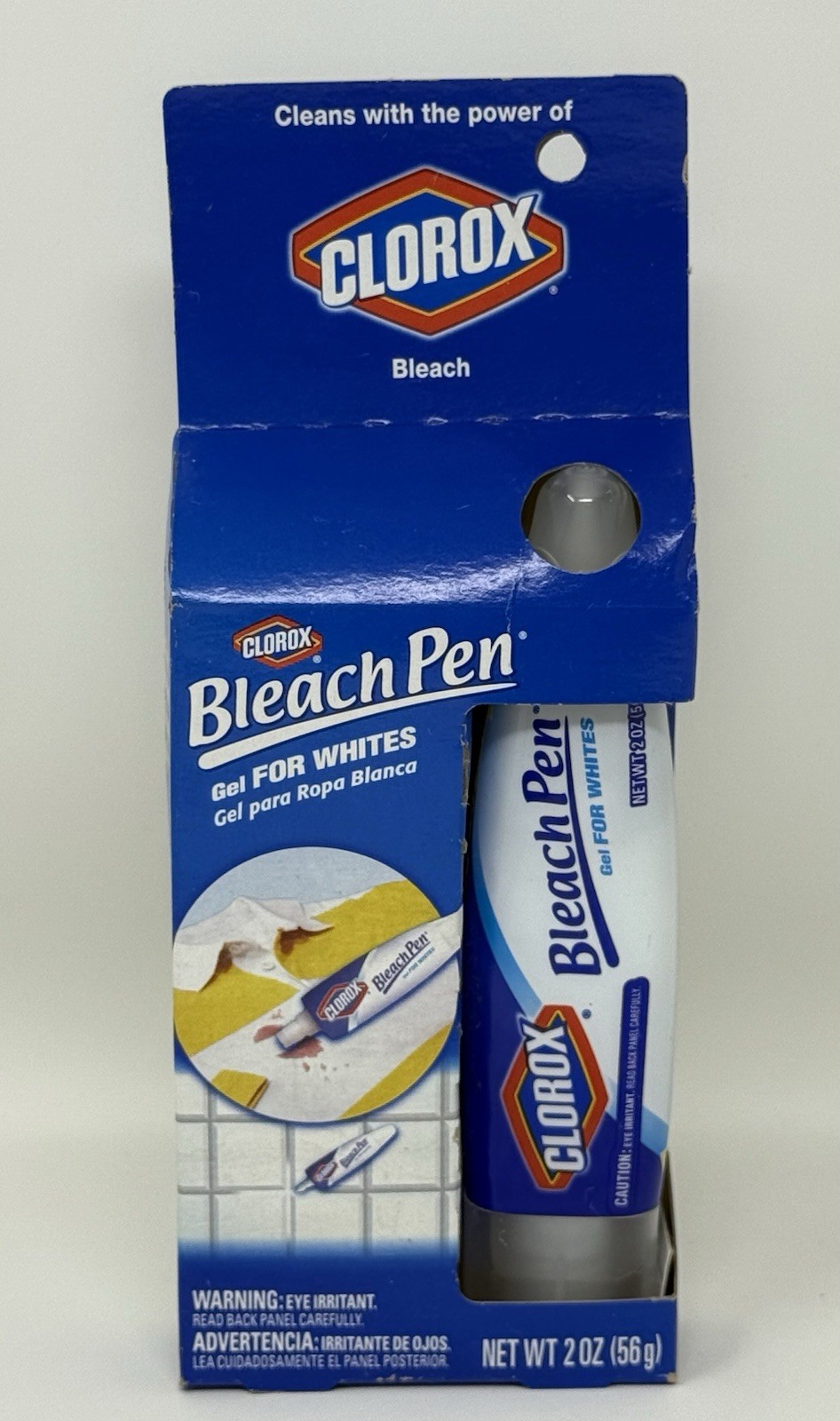 Clorox Bleach Pen Dual Tipped Broad Fine Gel For White Clothes 2 Oz 2014 SEALED