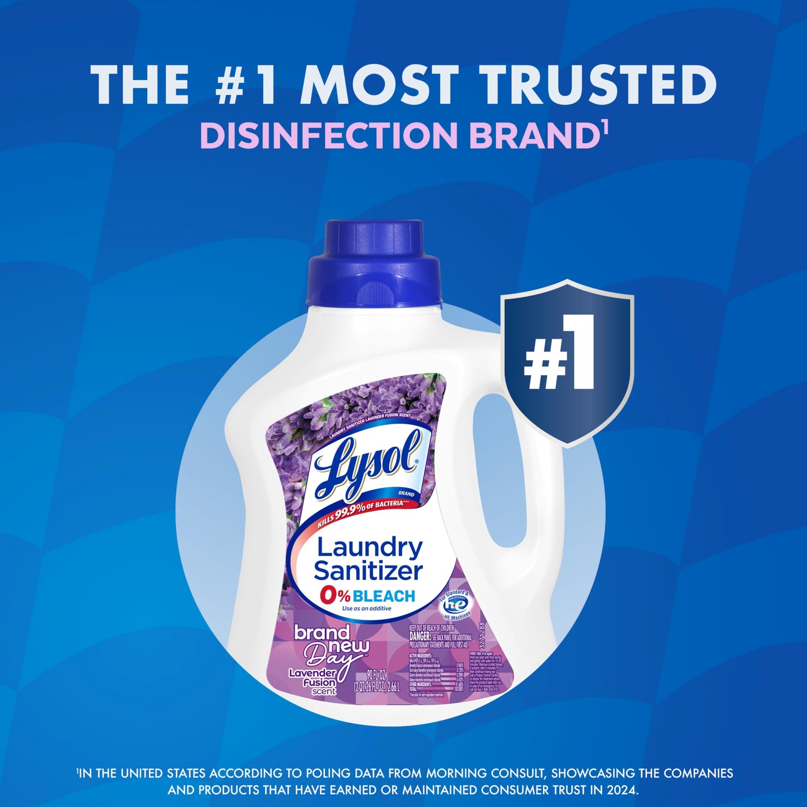 Lysol Disinfectant Laundry Sanitizer & Scent Booster, Laundry Detergent Additive