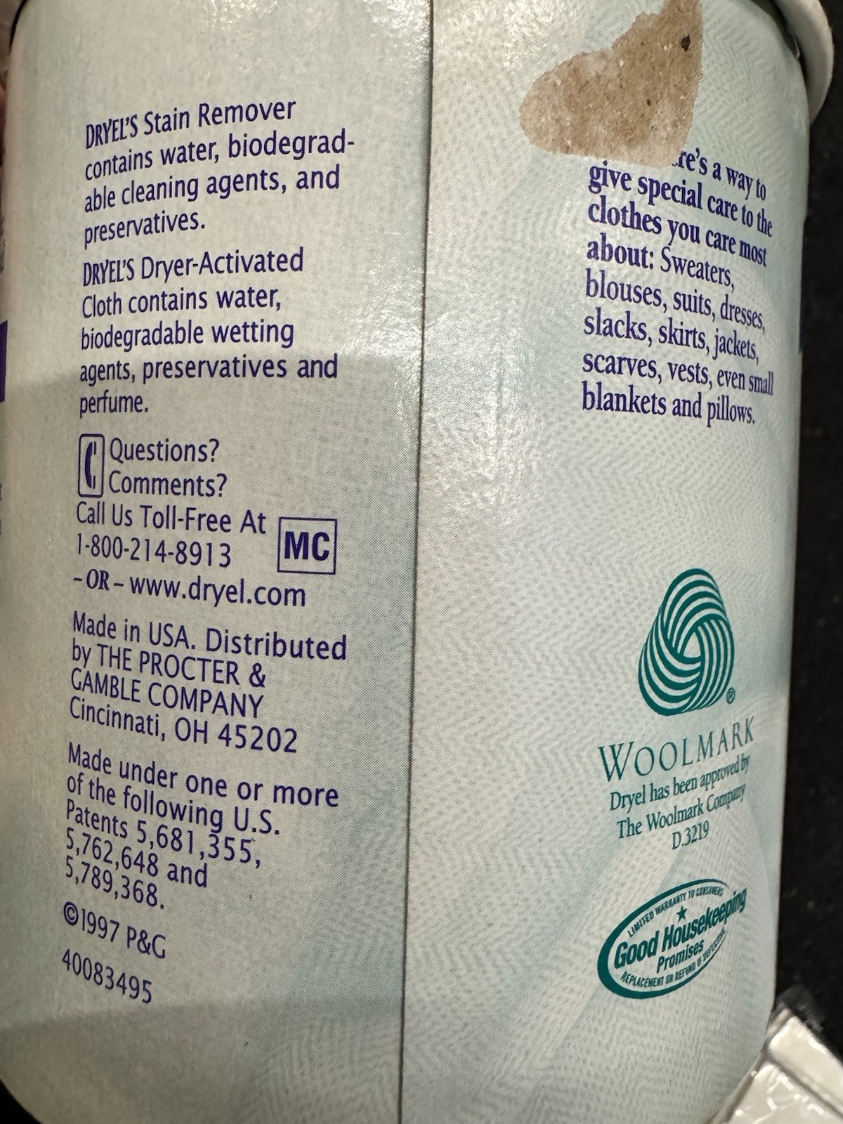 Dryel Dry Clean Only Fabric Care Kit Stain Remover -Review Photos for Quantity