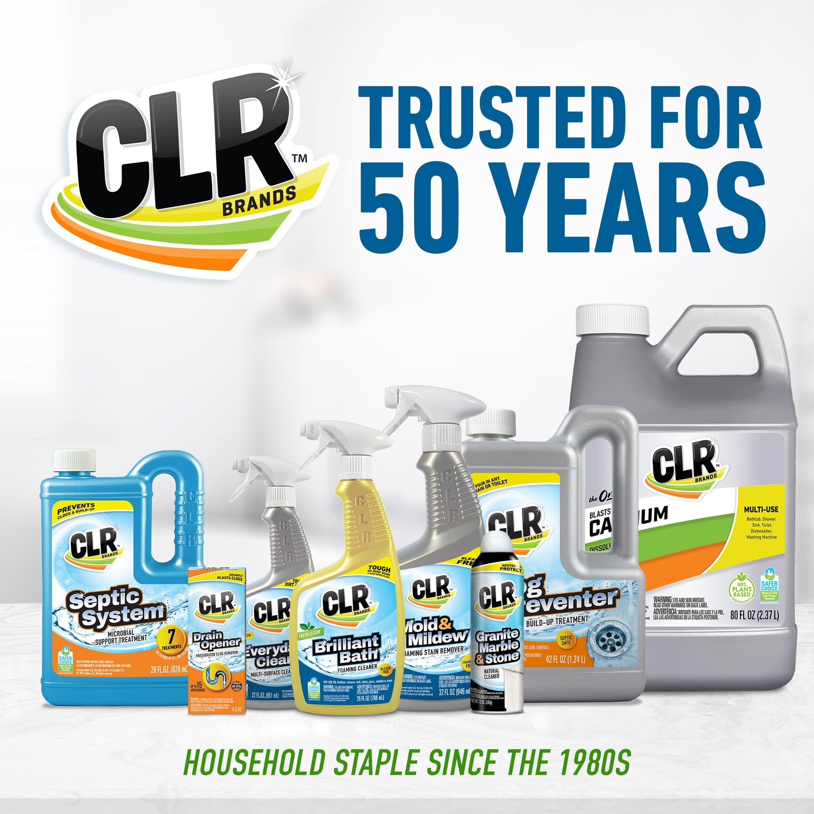 CLR Brands Lime & Rust Remover, 22 oz. Spray Bottle 22 Fl Oz (Pack of 1)