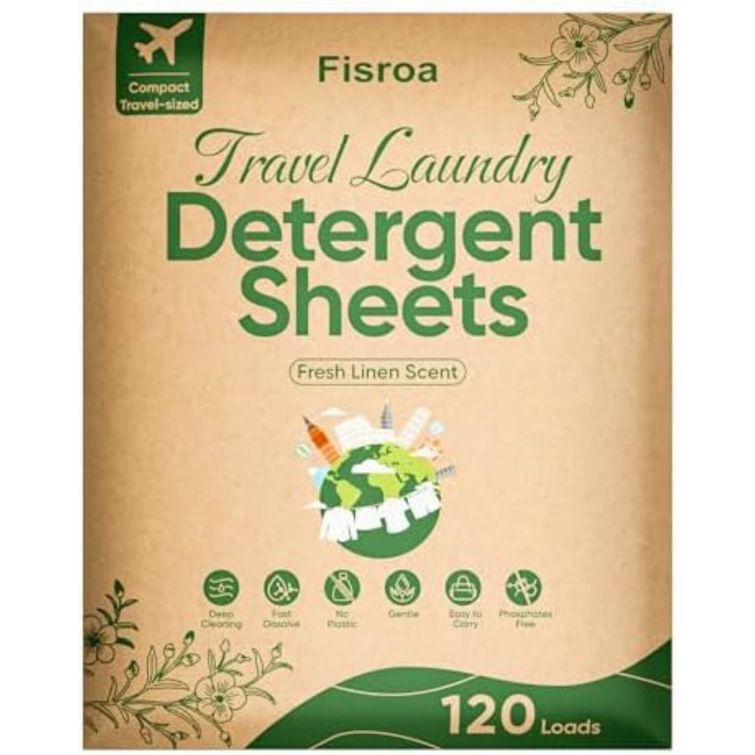 Travel Laundry Detergent Sheets Loads Eco-Friendly Washing Detergent Sheets