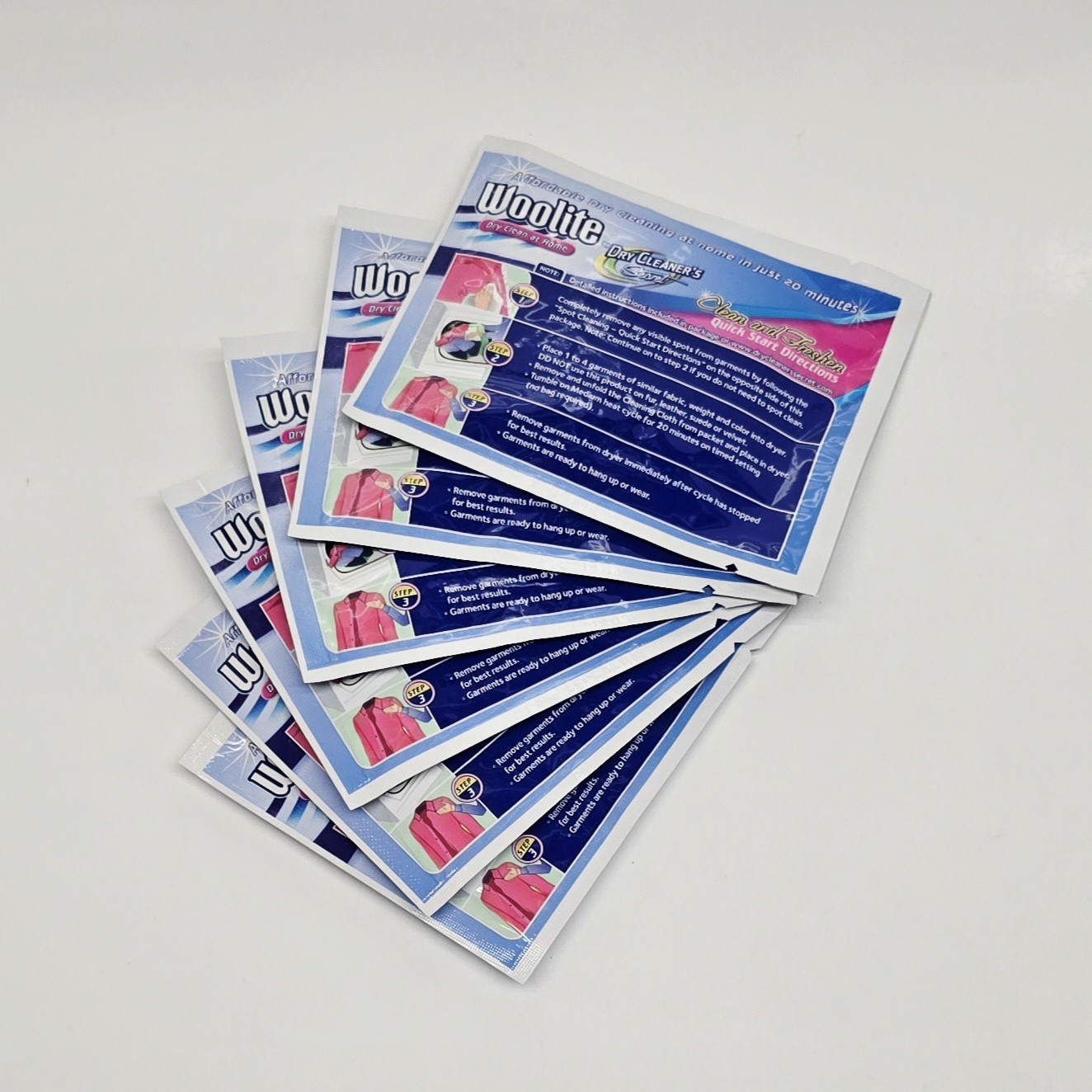 Woolite Dry Clean At Home By Dry Cleaner’s Secret 6-Pack Cloths