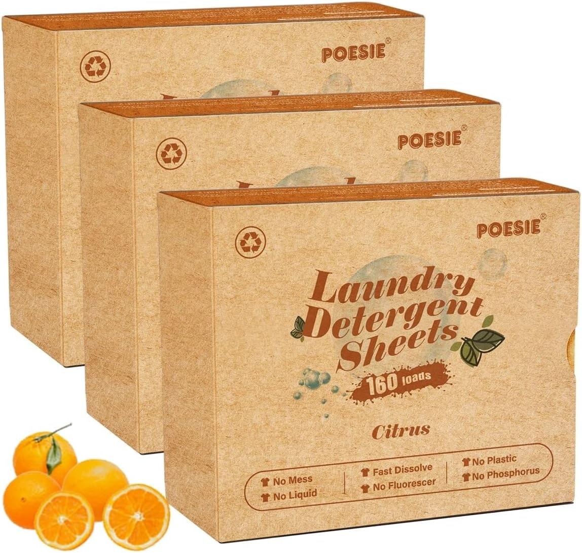 Eco-Friendly Laundry Detergent Sheets – 480 Sheets, 240 Loads, Portable