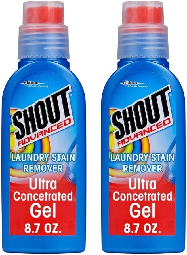 Shout Ultra-Concentrated Gel Brush Stain Lifter – 8.7 oz – 2 pk