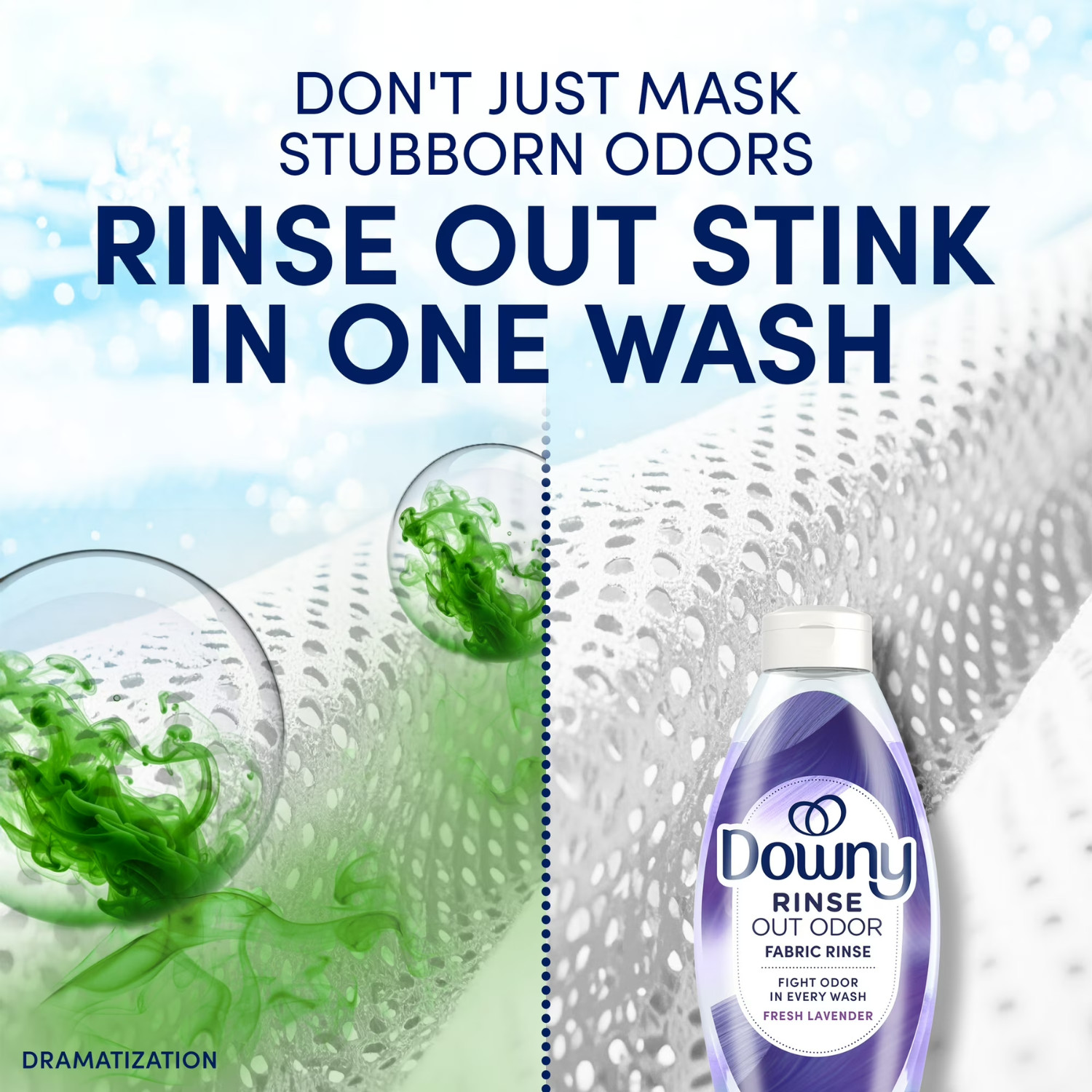 2 Pack Downy Rinse Out Odor Laundry Rinse each 62oz Fresh Lavender Scent Care