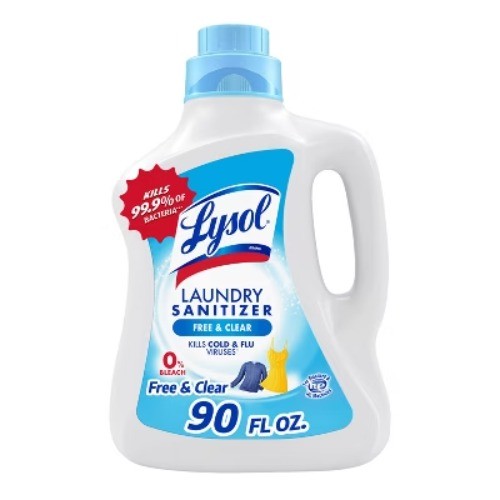 Lysol Laundry Sanitizer Free & Clear – 90 fl oz