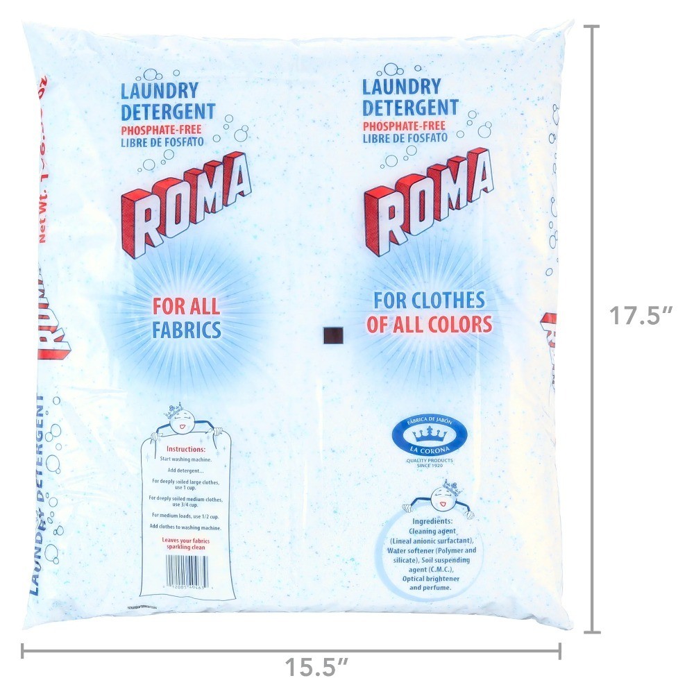 Heavy-Duty Fast Dissolving Laundry Detergent Powder Biodegradable Phosphate-Free