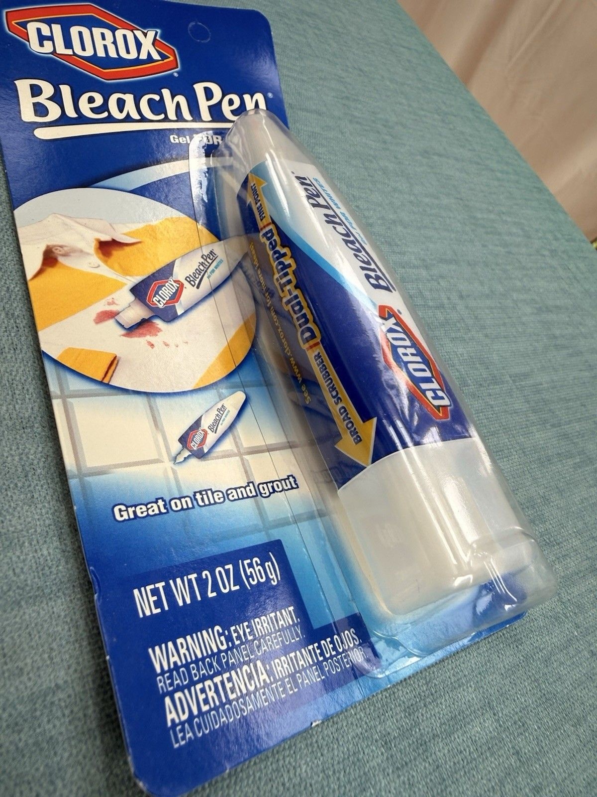 Clorox Bleach Pen Gel For Whites 2 Oz Cleaning Stain Remover Tile Grout Laundry