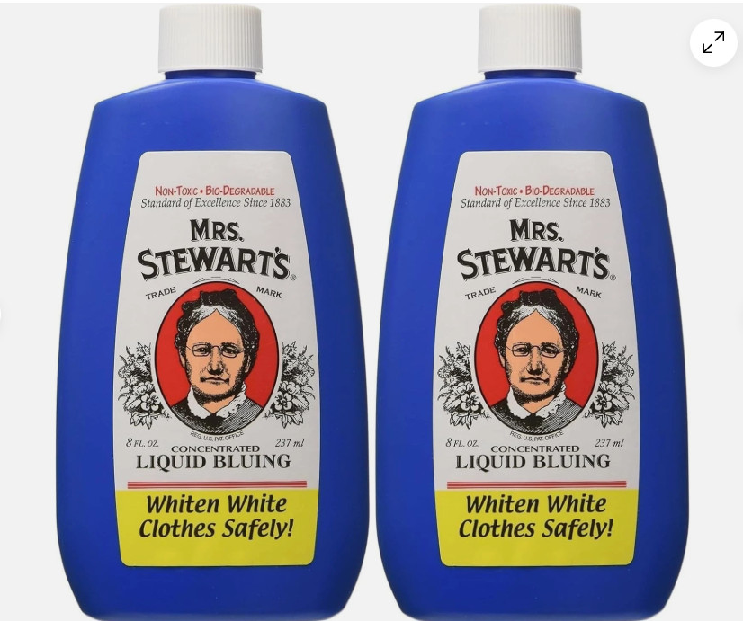 Mrs. Stewart’s Bluing Liquid 8oz (2 pack)
