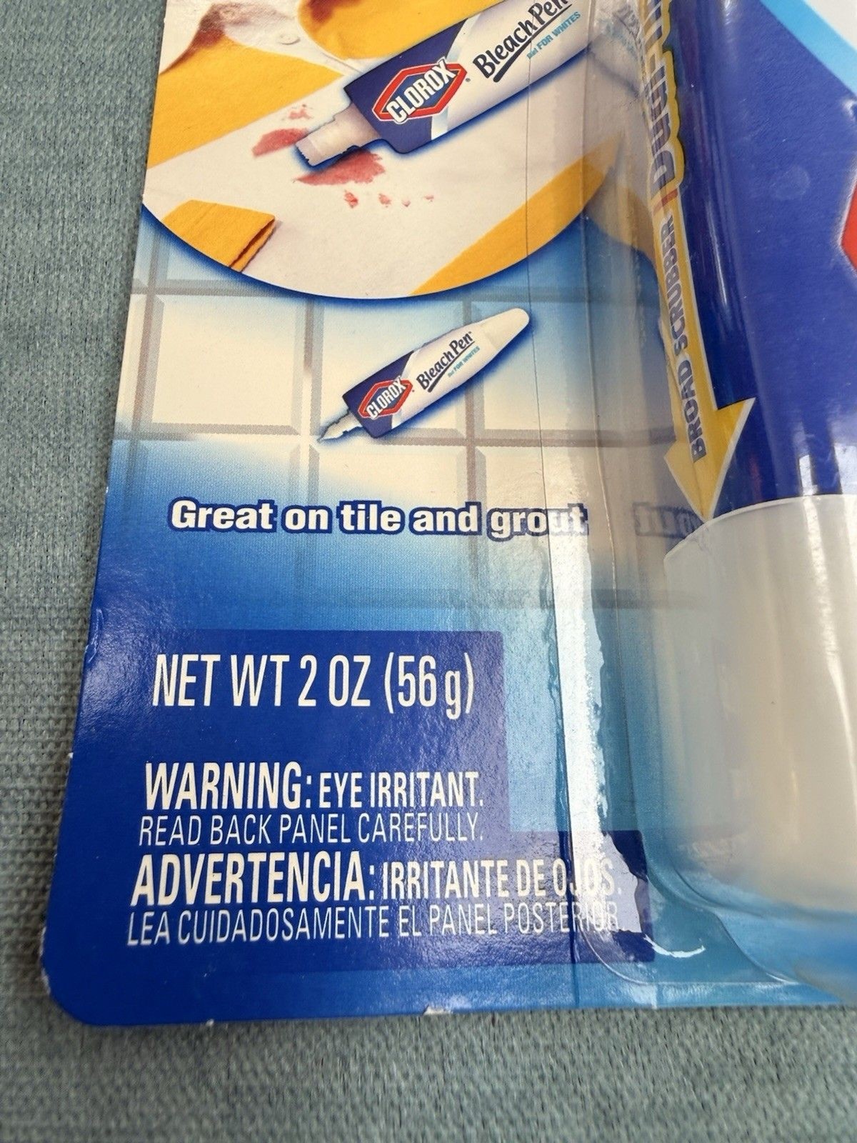 Clorox Bleach Pen Gel For Whites 2 Oz Cleaning Stain Remover Tile Grout Laundry