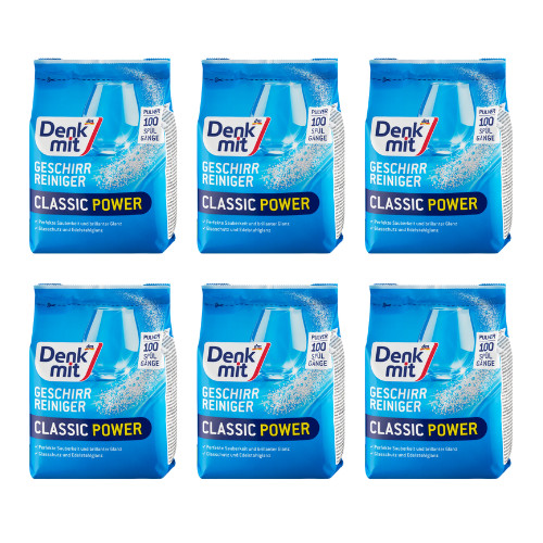 6 x 1.5 Kg Denkmit Dishwashing Liquid Powder Classic