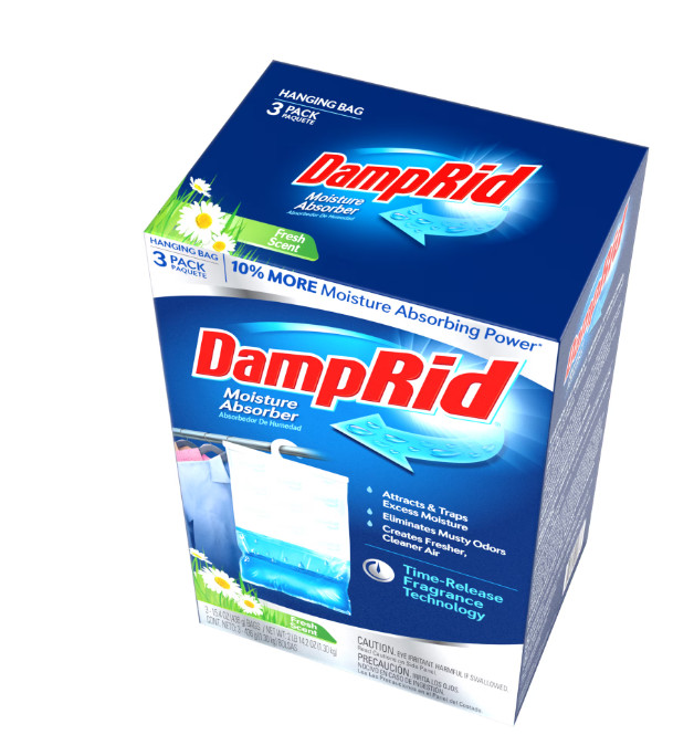 DampRid Fresh Scent Hanging Moisture Absorbers, 3 Count…..