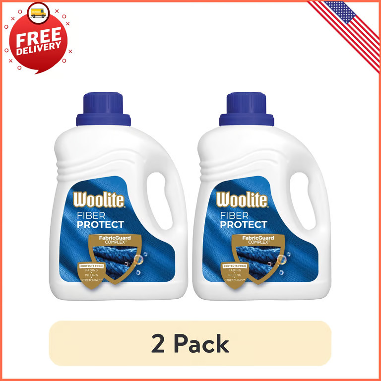 Woolite Damage Defense Liquid Laundry Detergent, 100 fl oz (2-Pack)