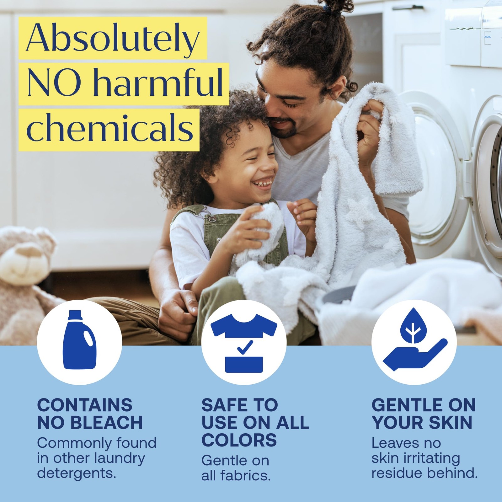 Laundry Detergent Tablets, Plant-Based Formula, Removes Tough Stains, Plastic-Fr
