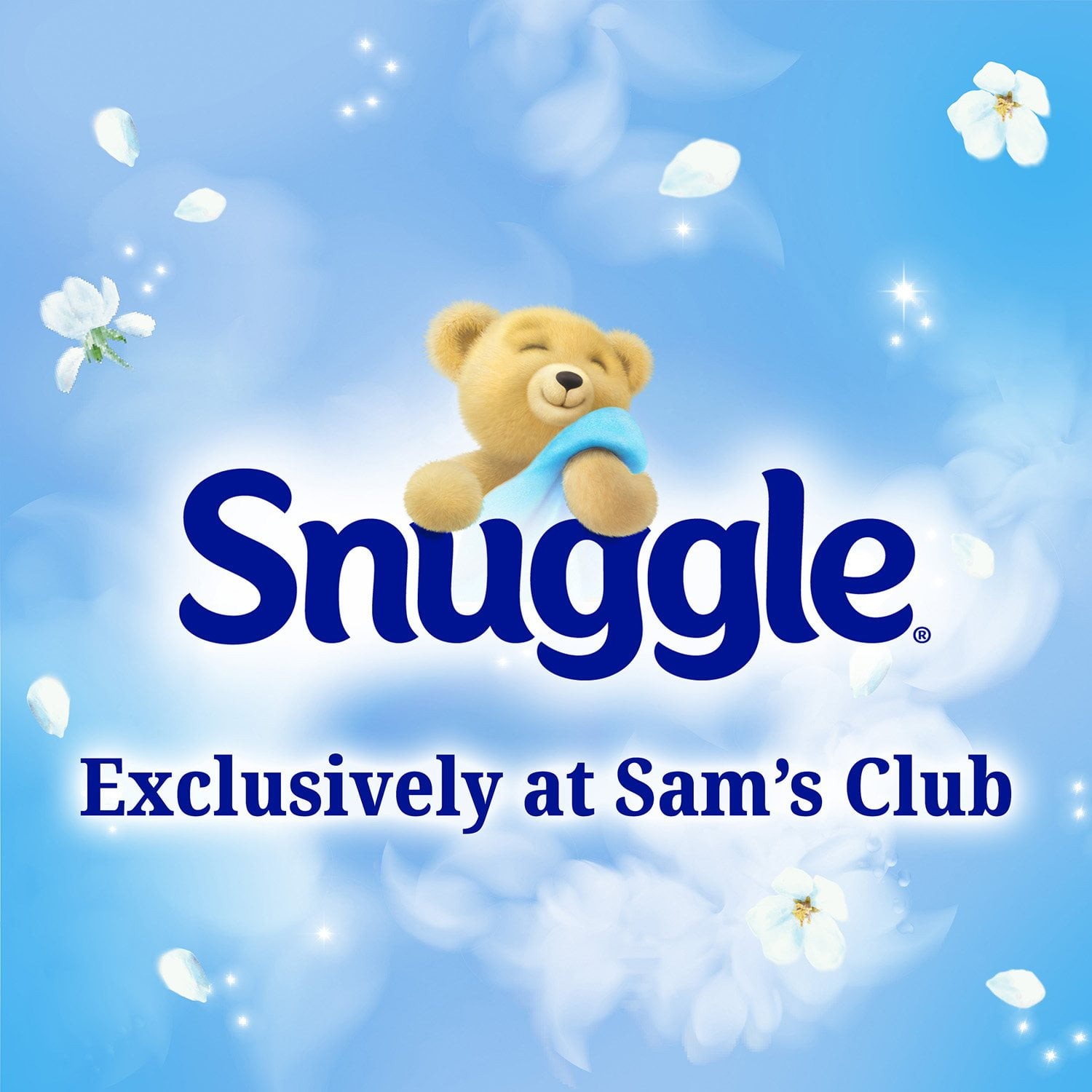 Snuggle Advanced Softness Liquid Fabric Softener, Blue Sparkle 259 loads, 176 oz