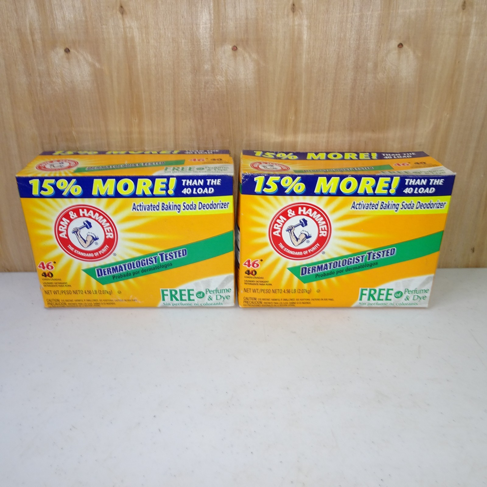 Arm Hammer Free & Clear 46 Loads Concentrated Powder Laundry Detergent Hard READ
