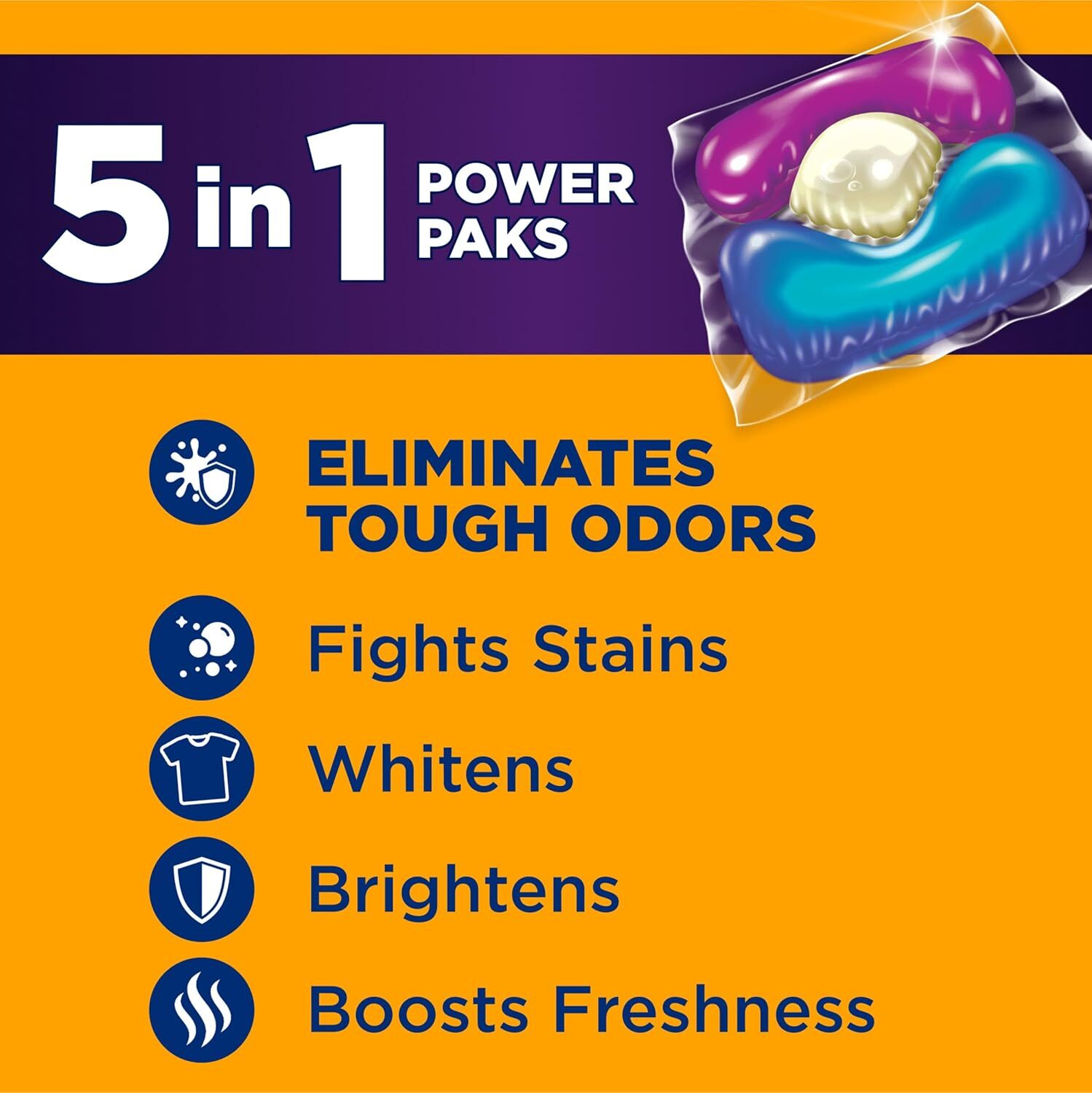 plus Oxiclean with Odor Blasters Concentrated Laundry Detergent, 5-In-1 Laundry