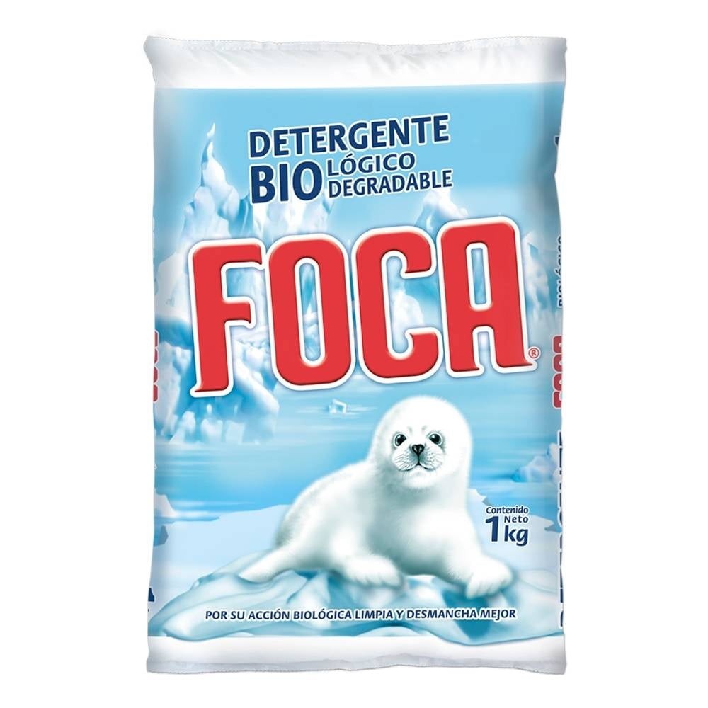 Foca Laundry Detergent Powder 1kg Mexican Original Biodegradable Wash USA Ship