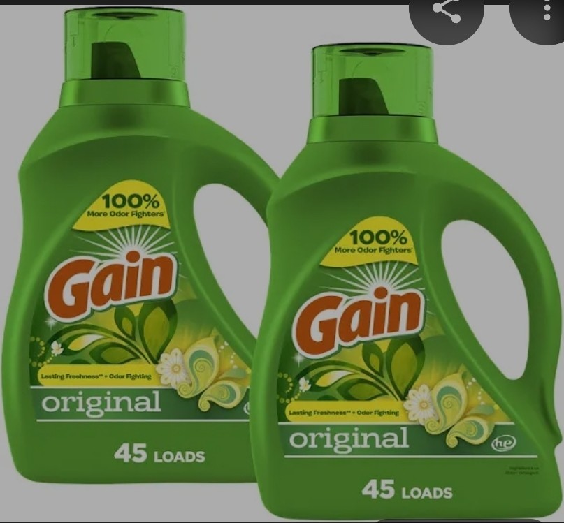 Gain Laundry Detergent Liquid, Aroma Boost, Original Scent, 65 Fl Oz (Pack Of 2)