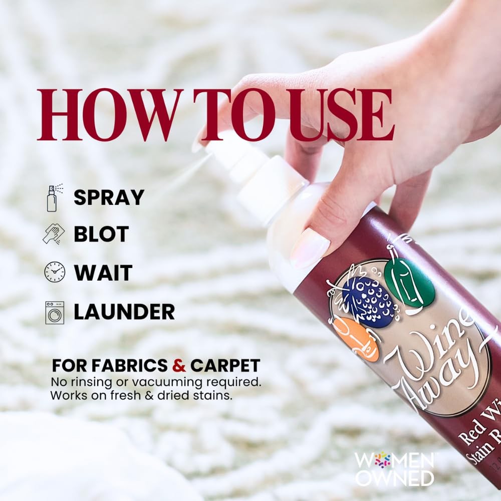 Wine Away Red Stain Remover, 12oz – Removes 12 Fl Oz (Pack of 1),